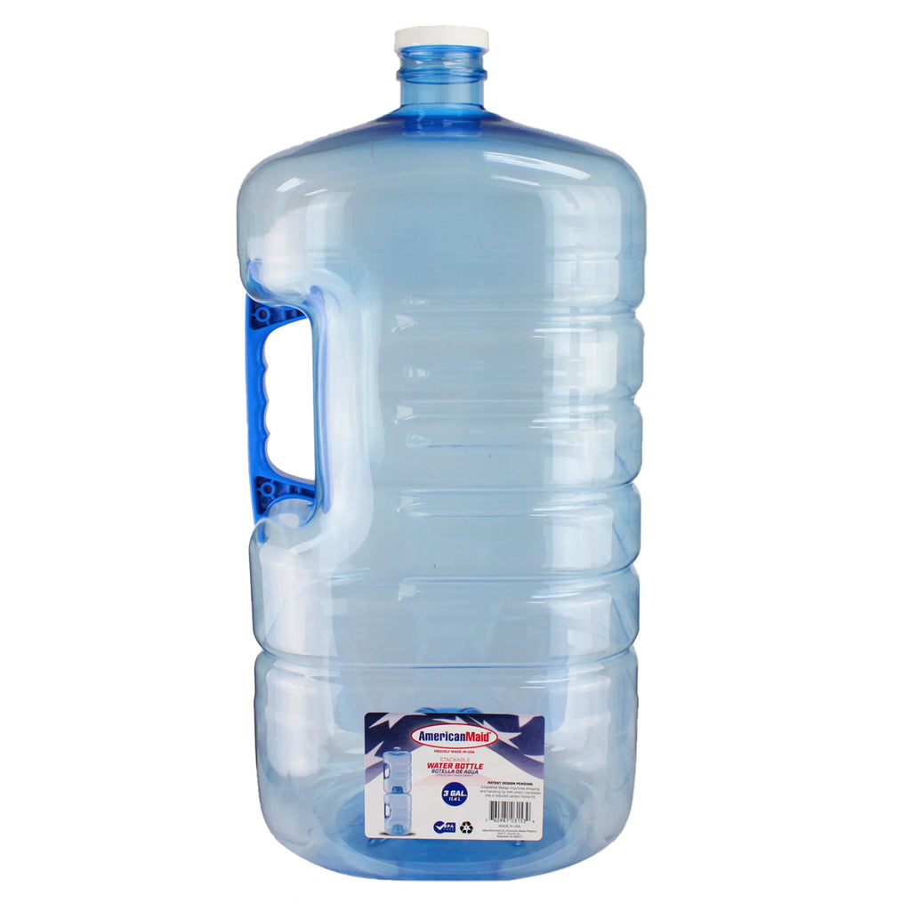 American Maid 5 Gallon Square Stackable liquid Bottle, Pack 2