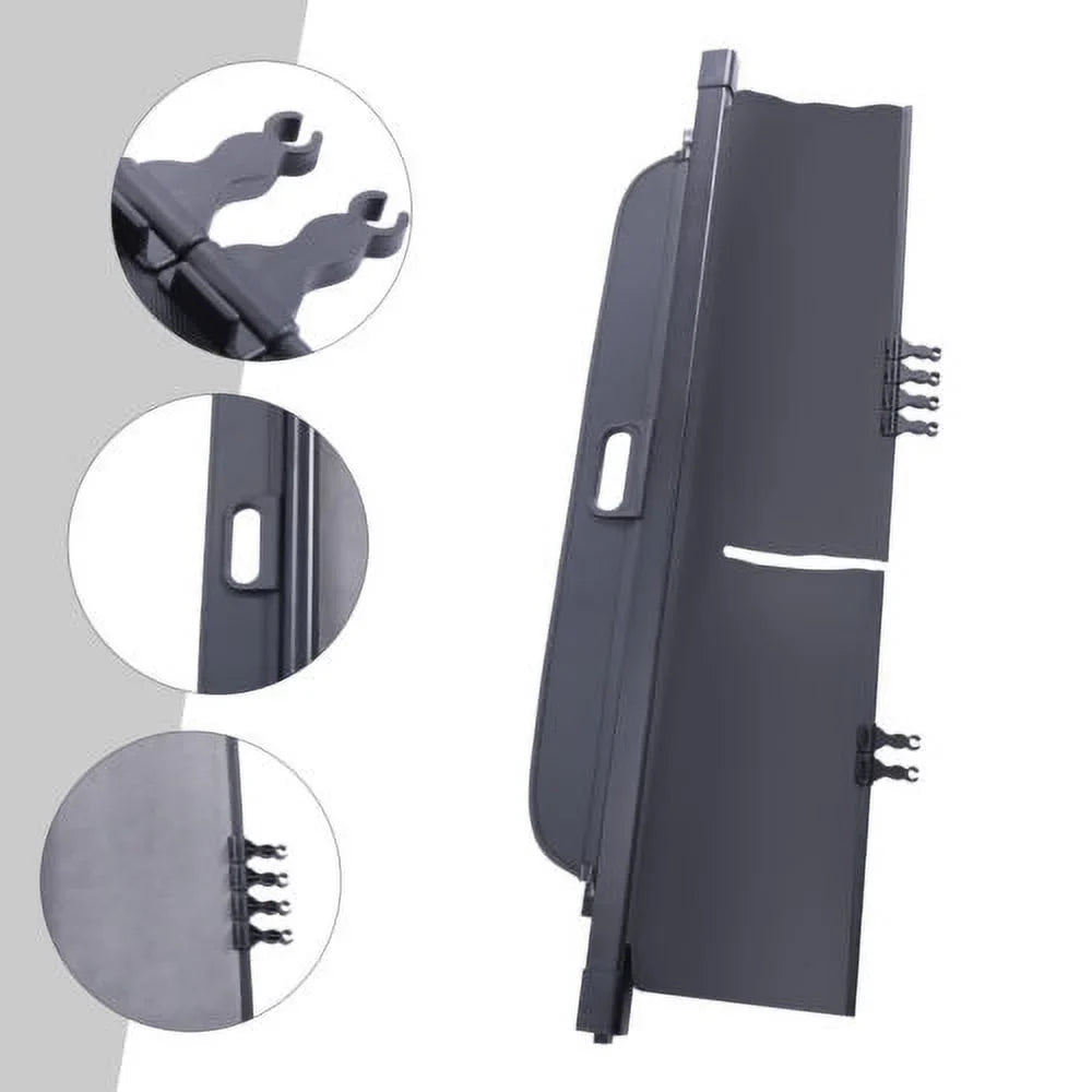 Retractable Cargo wrap For 2019-2021 Jeep Cherokee Trunk Tonneau Security Shade