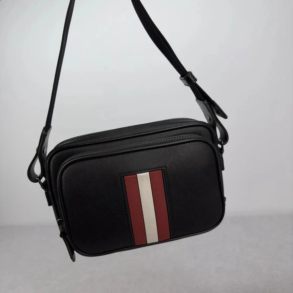 Luxury B Style Shoulder Bag Men's Casual Business Commuter Shoulder Bag Crossbody Bag Genuine Leather High superior Chest Bag