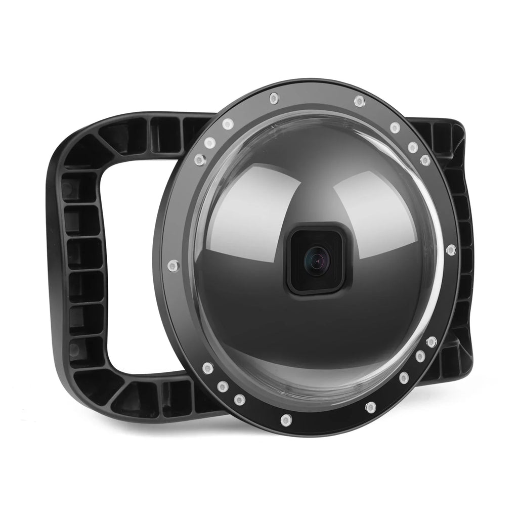 Waterproof Dome Port Case for  9 Black and  10 SHOOT XTGP559, Dual Handle, 45m Waterproof, 180° Wide Angle