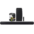 Wireless Dolby ATMOS Soundbar w/ Q-Symphony Bundle with 2 YR CPS Enhanced Protection Pack.  HW-Q800C Q-series 5.1.2 ch