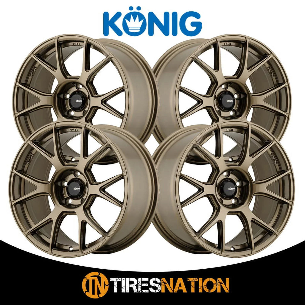 17x8 Konig 56BZ Ampliform Gloss Bronze Wheel 5x100 (40mm)