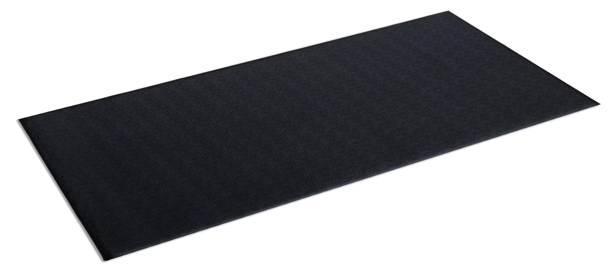 x 102 In.. SuperMats - Treadmill Mat - Heavy Duty high-grade Home/Light Commercial Super Dense Foam Vinyl - Fitness Equipment Mat, Black, 36 In