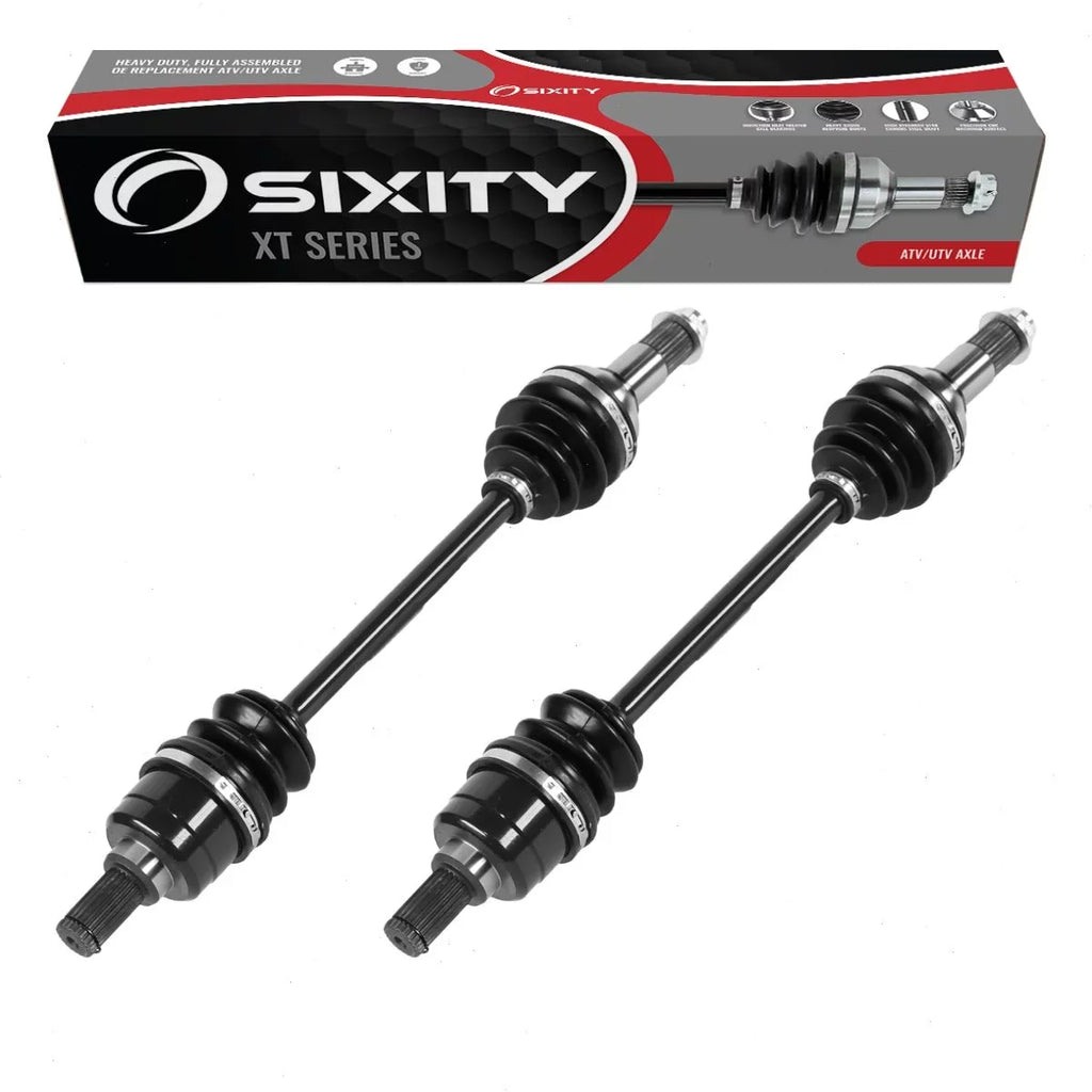 2 pc Sixity XT Rear Left Right Axles appropriate with Yamaha YFM700 Grizzly FI 4x4 Auto EPS SE 2014-2015