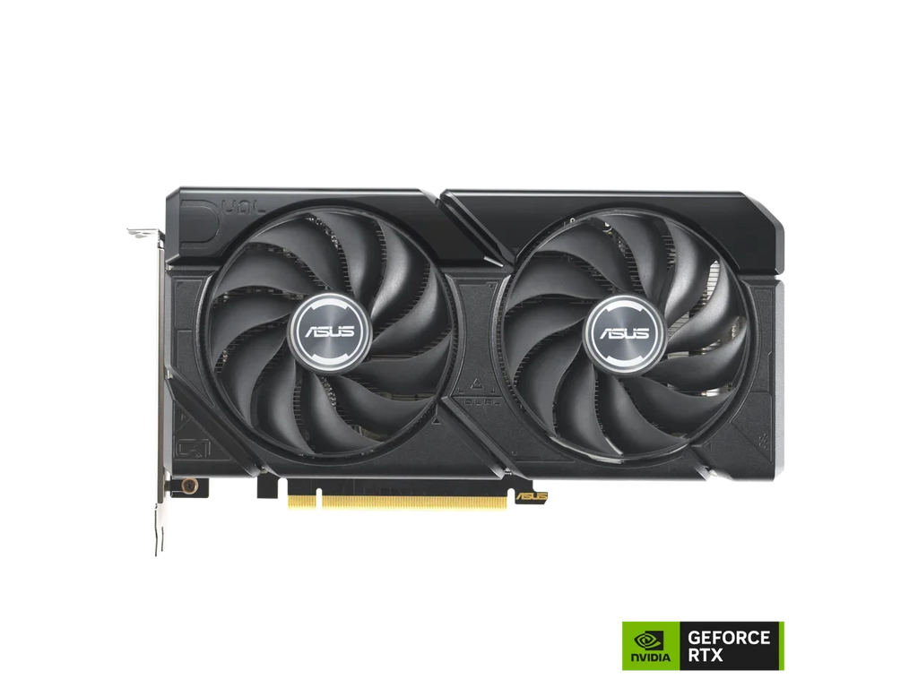 Dual GeForce RTX? 4060 Ti EVO OC Edition 8GB GDDR6 (PCIe 4.0, 8GB GDDR6, DLSS 3, HDMI 2.1a, DisplayPort 1.4a, Axial-tech fan design, 0dB technology, Protective Backplate, Auto-Extreme Technology)