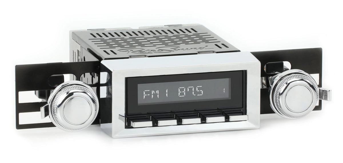 RetroRadio appropriate with 1981-85 Jeep CJ8/Scrambler Features Include Bluetooth, AUX, AM/FM LABC-M1-116-03P-73PJ1