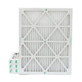 Exact Size: 17-1/2 x 24-1/2 x 1-3/4. Box of 4. Glasfloss ZL 18x25x2 MERV 10 Pleated AC Furnace Air Filters