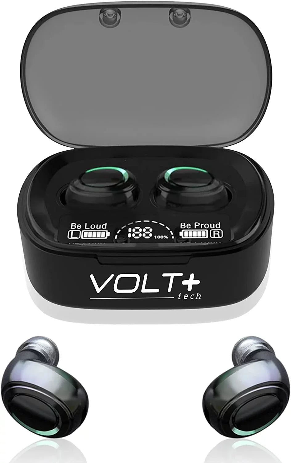 Wireless V5.1 PRO Earbuds matching with  Galaxy S22+/ 5G/Plus/Ultra IPX3 BlueTooth Touch Waterproof / Sweatproof / Noise Reduction with Mic (Black)