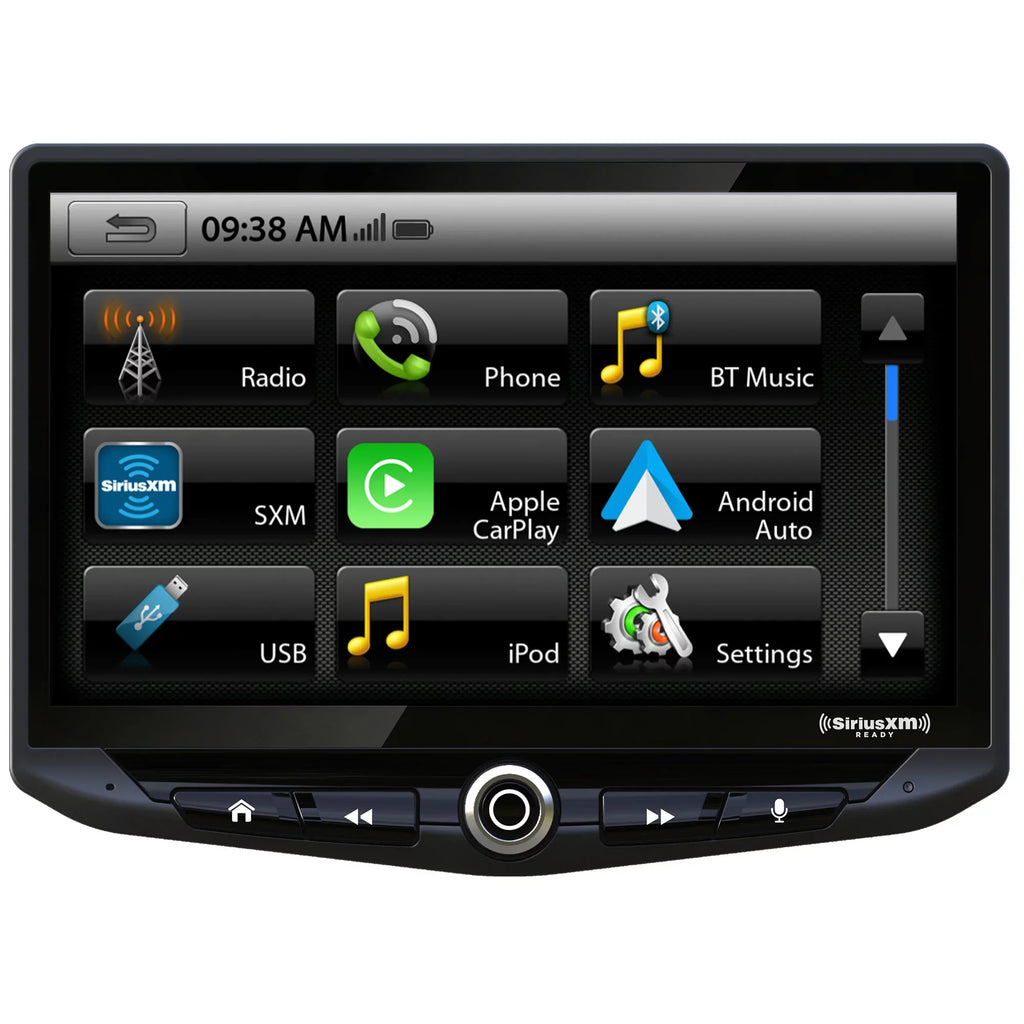Stinger Stereo System matching with Jeep Wrangler JK (2011-2018): 10-Inch Touchscreen Radio; Includes Dash Kit & Interface, With Back Up Camera