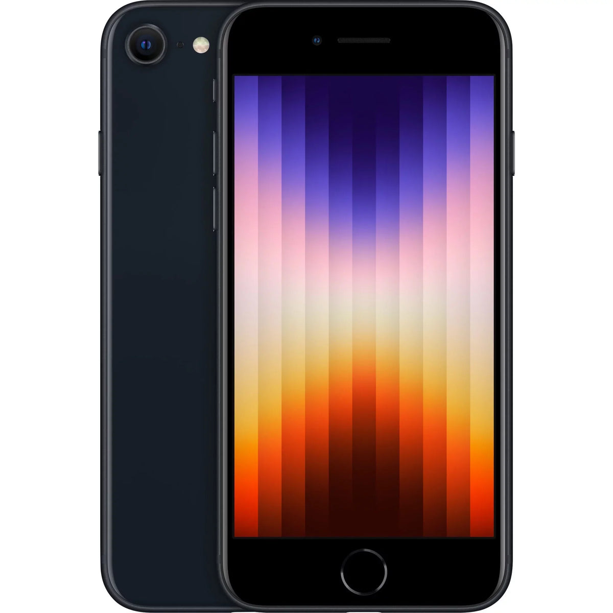 Pre-Owned  iPhone SE (2022) 128GB GSM/CDMA Unlocked Smartphone - Midnight (Refurbished: Good)