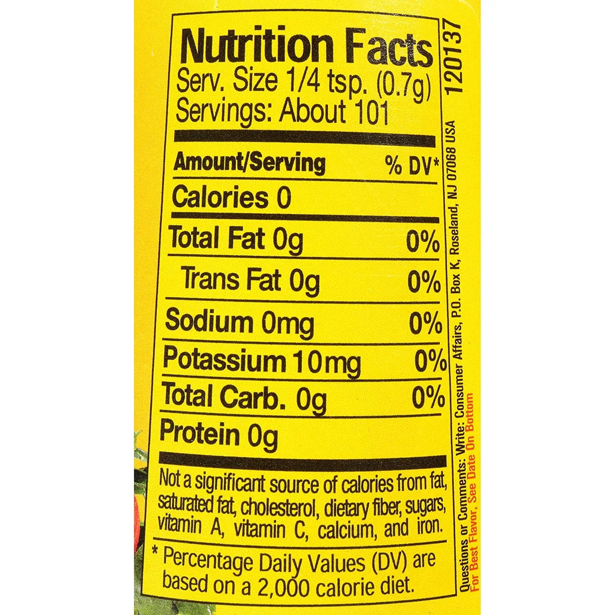 Bottles (Pack of 12). Dash Salt-Free Extra Spicy Seasoning Blend, 2.5 oz