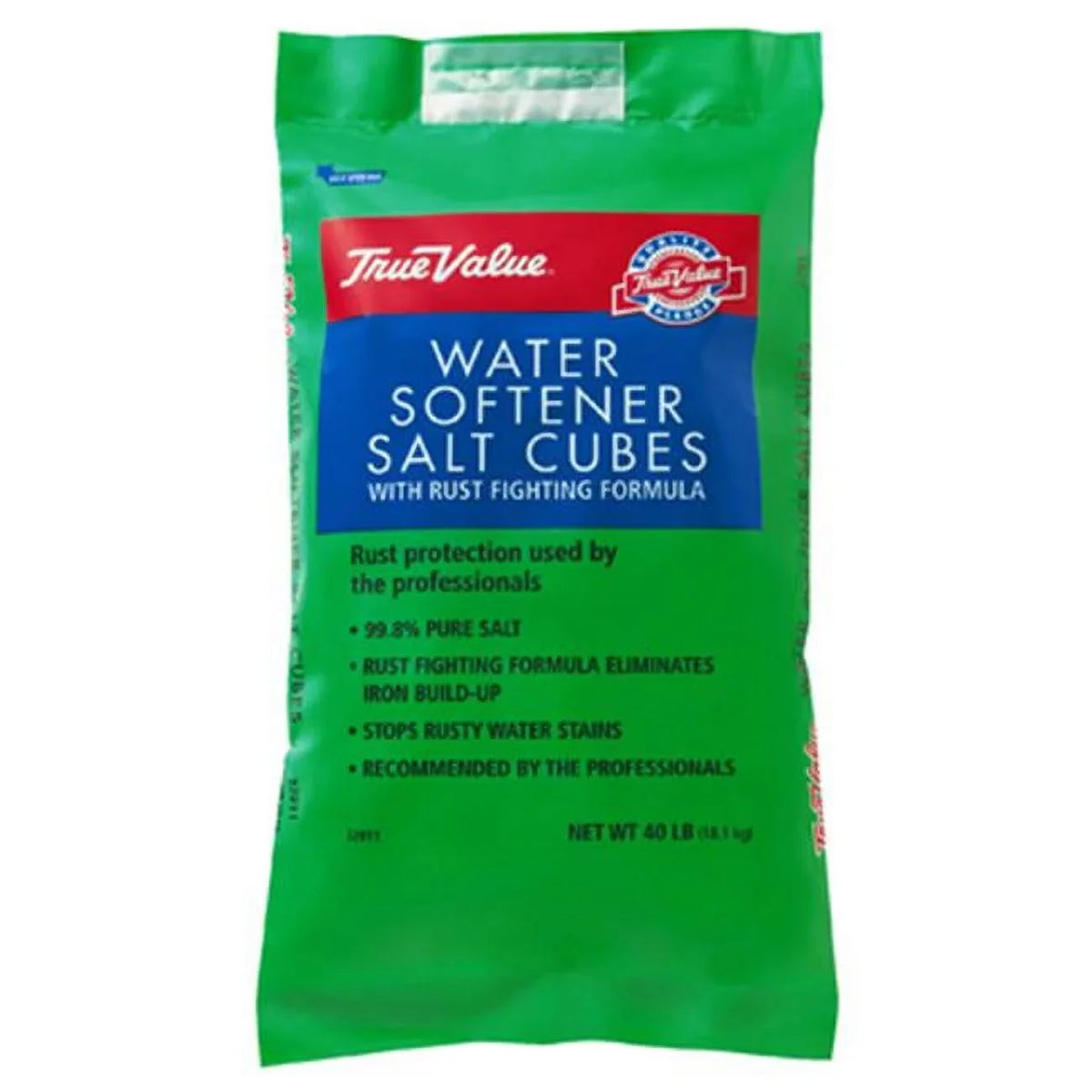 US Salt  40 lbs True Value aqua Conditioning Salt Pellet with Rust