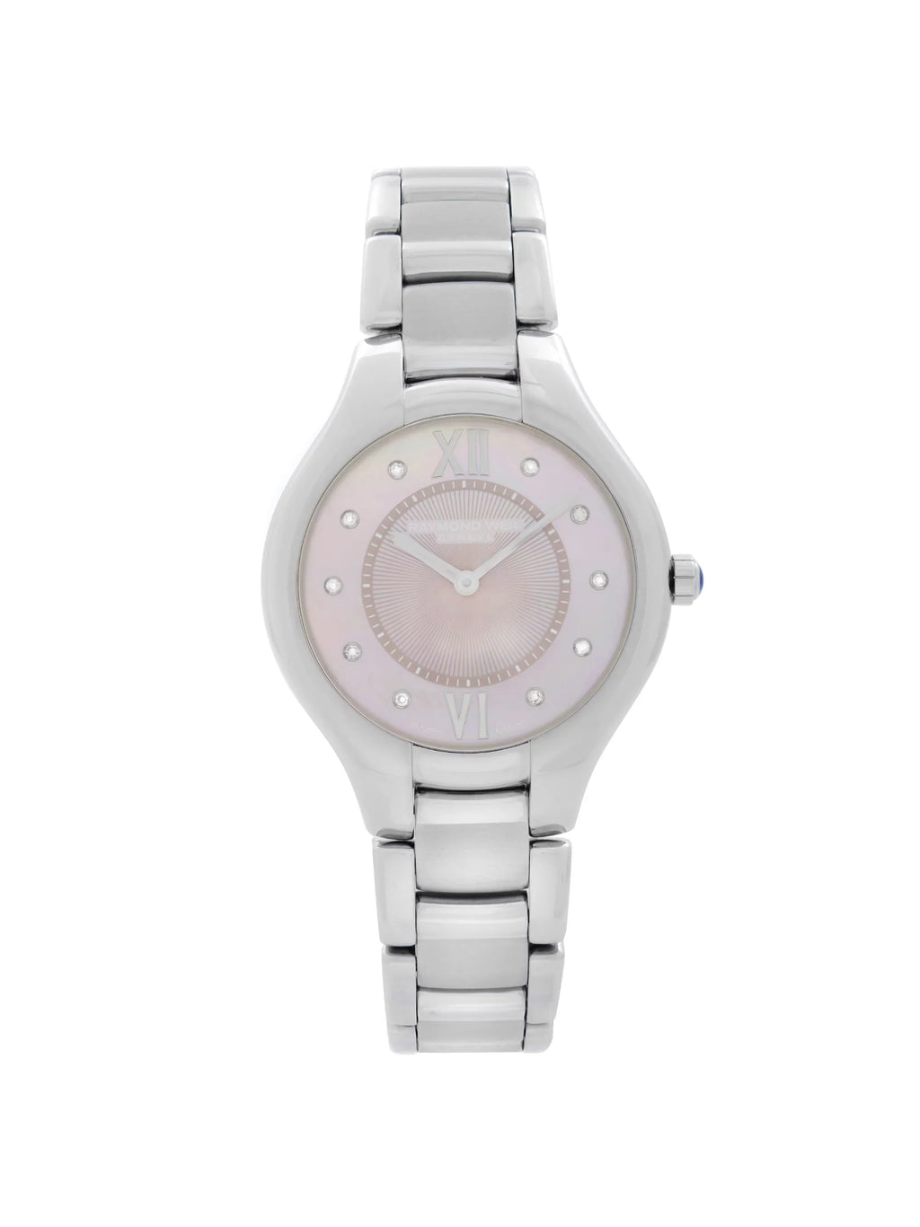 Raymond Weil Noemia Steel Diamond Pink MOP Dial Ladies Watch 5132-ST-00986