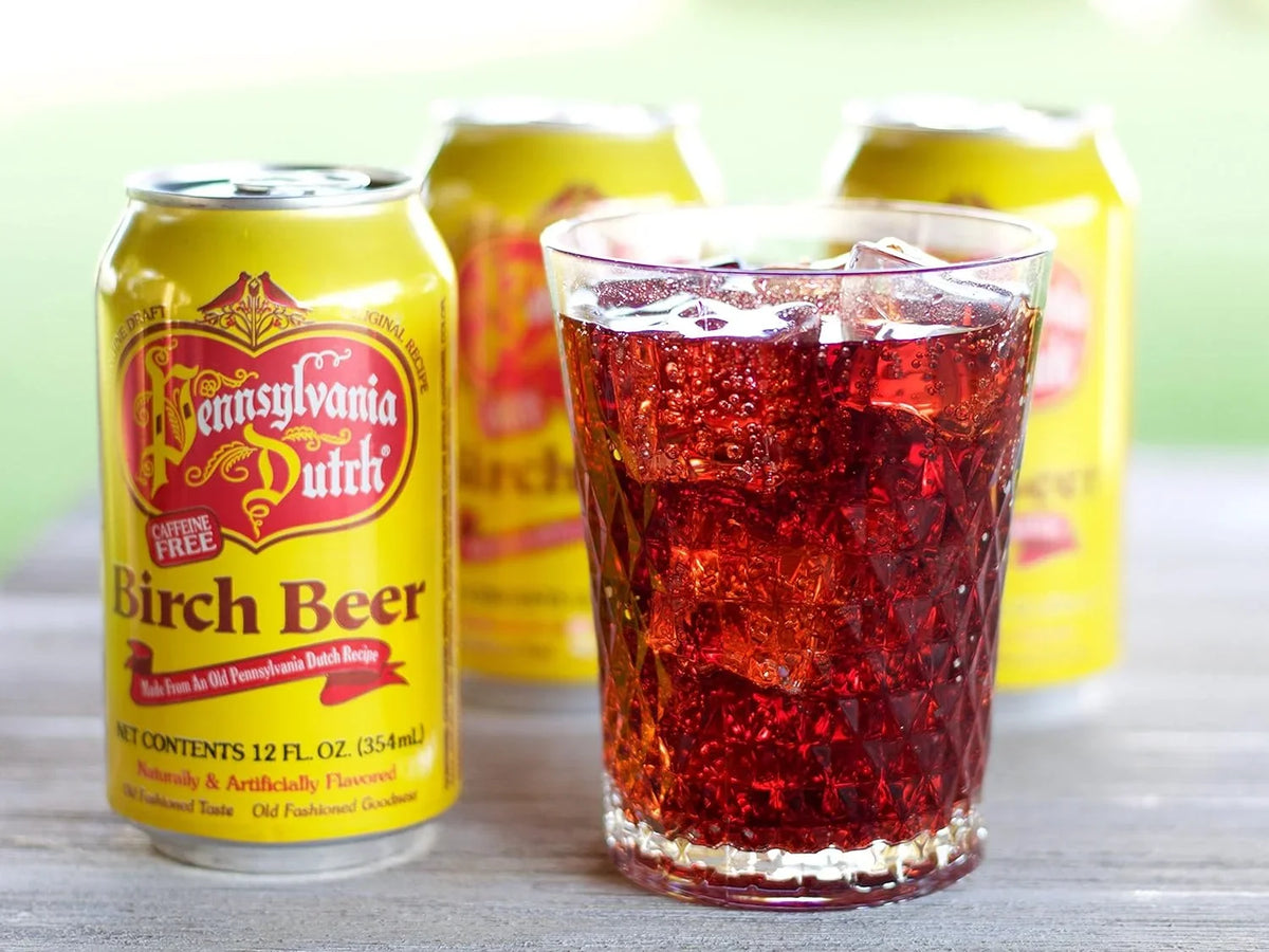 (Case Of 24). Amishtastes PA Dutch Birch Beer, Protected With High-Density Foam, 12 Oz