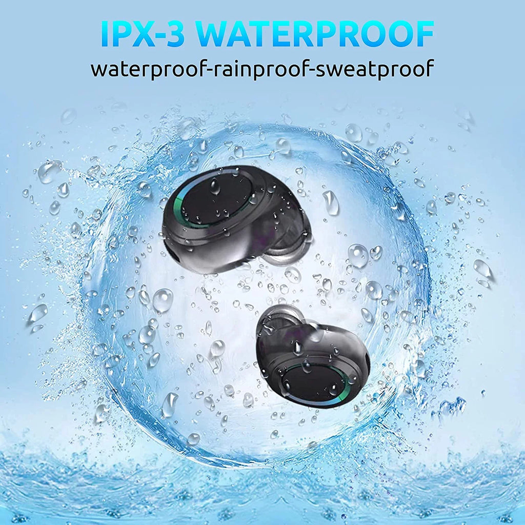 Wireless V5.1 PRO Earbuds matching with  Galaxy S22+/ 5G/Plus/Ultra IPX3 BlueTooth Touch Waterproof / Sweatproof / Noise Reduction with Mic (Black)