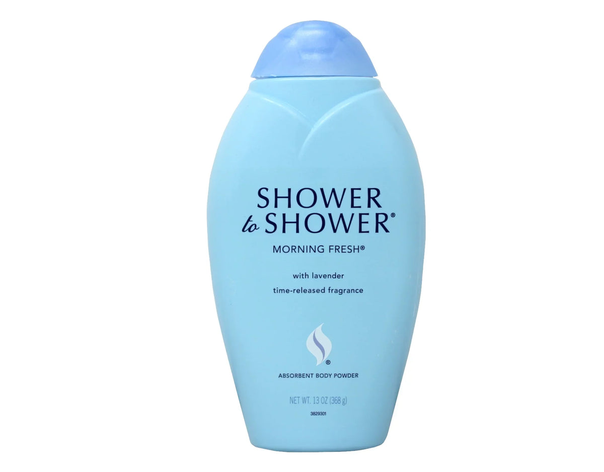 SHOWER TO SHOWER Body Powder Morning Fresh 13 oz (Pack of 6)