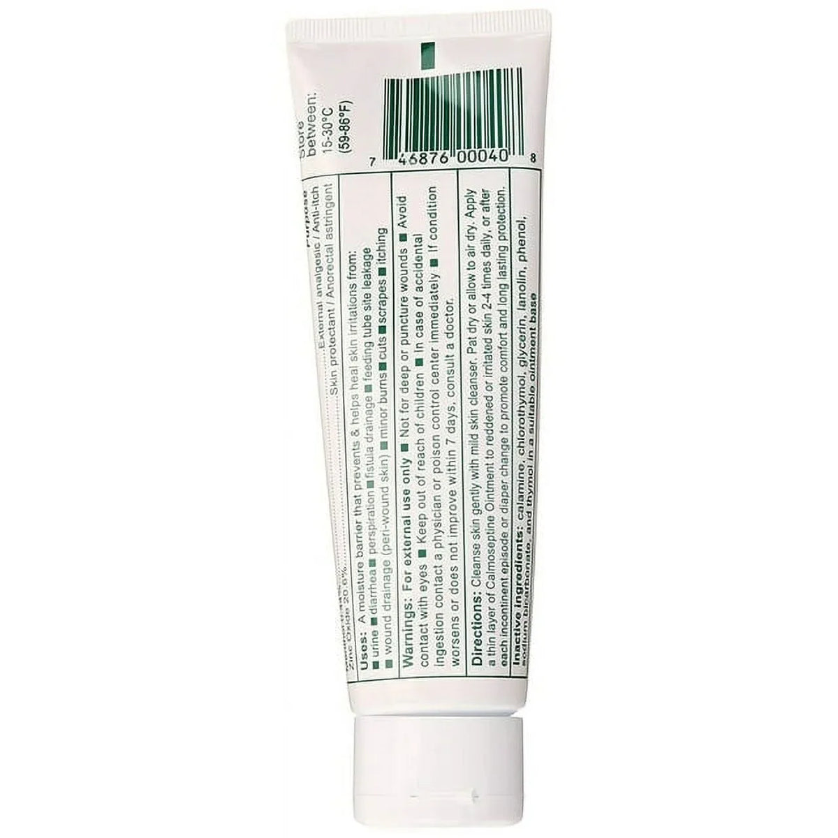Tube  (Set of 4). Calmoseptine Skin Protectant Ointment 4 oz