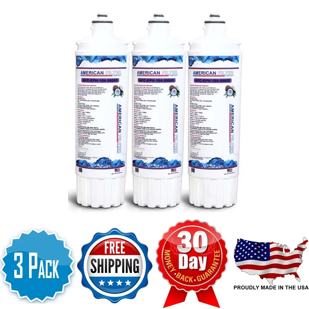 AFC Brand , moisture Filter , Model # AFC-EPH-300-12000SK , suitable with Pentair® Insurice Triple PF 20" EV9293-23 - 3 Filters - Made in U.S.A.