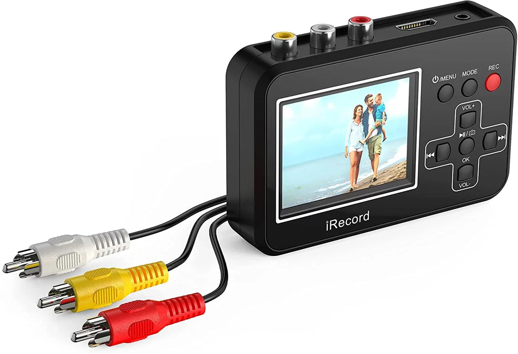 DIGITNOW Video to Digital Converter, VHS to Digital Converter to Capture Video from VCR, VHS Tapes, Hi8, Camcorder, DVD, TV Box