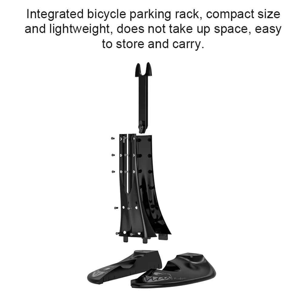 Bike Floor Type Parking Rack Hub Mount Stand Height Adjustable for MTB Mountain Road Bike