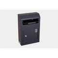 Wall-Mount Locking Payment Drop Box Security Safe Locker, Black. Protex Safe  313 cu ft