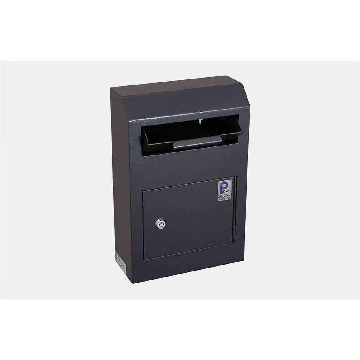 Wall-Mount Locking Payment Drop Box Security Safe Locker, Black. Protex Safe  313 cu ft