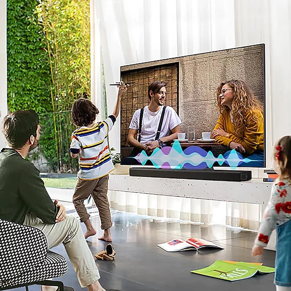 HW-Q900A 7.1.2ch Soundbar w/ Dolby Atmos / DTS:X (2021) HW-Q900A/ZA with Wireless Active Subwoofer Bundle with Extended Protection Plan + 2x Deco Gear HDMI Cables + Streaming Software Kit