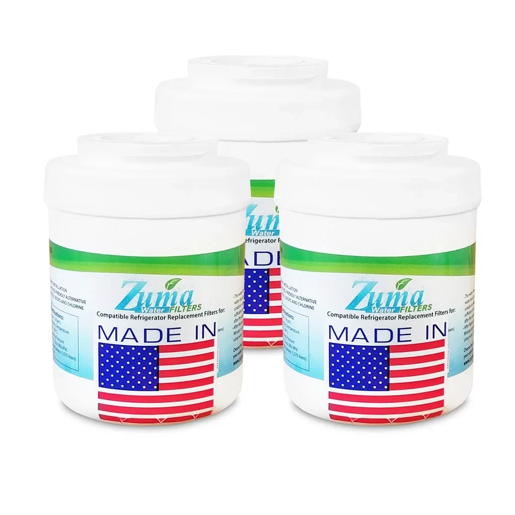 ZUMA Brand , aqua and Ice Filter , Model # OPFG-RF300 , appropriate with GE® MWF - 3 Pack - Made in U.S.A.