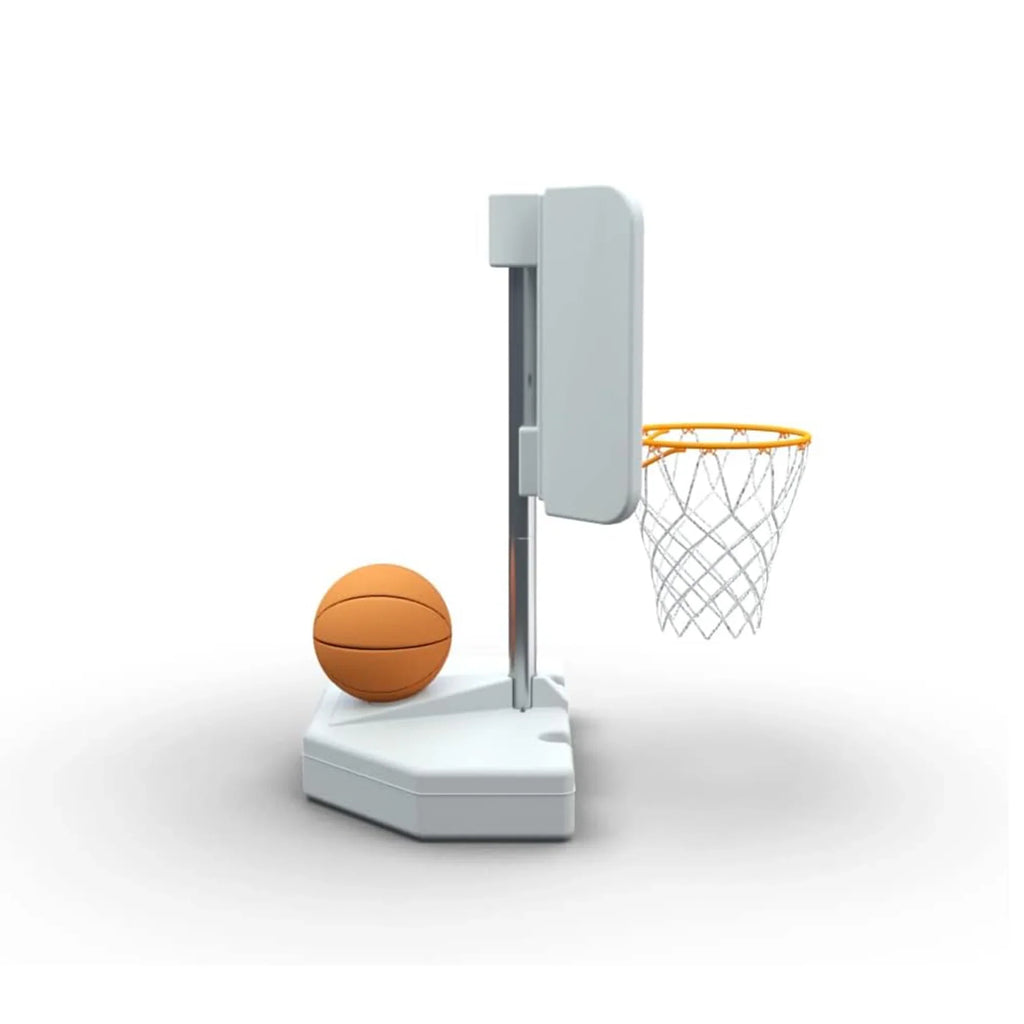 Pool Shot Wing It Freestanding Basketball Hoop, White. Good Ideas 15 in