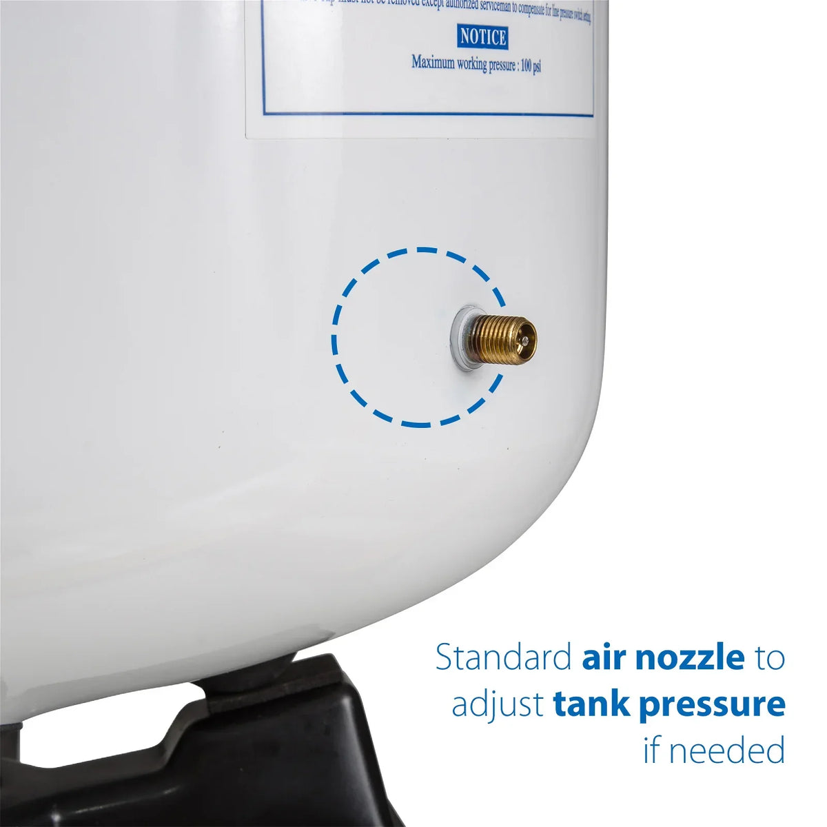 iSpring T55M 5.5 Gallon Residential Pre-Pressurized aqua Storage Tank for Reverse Osmosis (RO) Systems