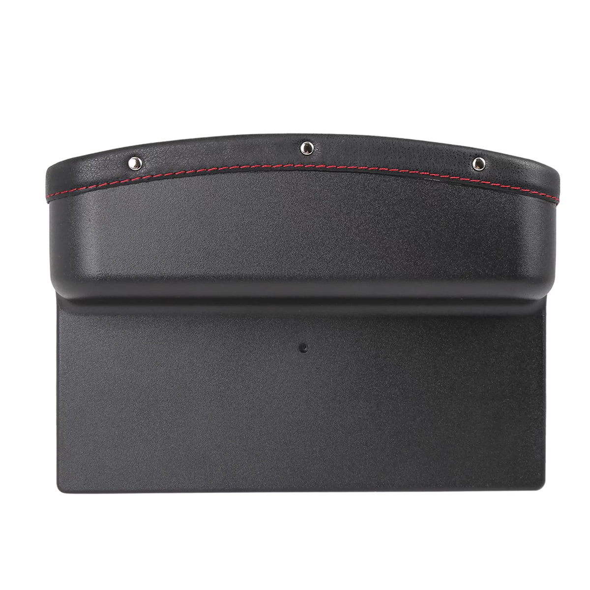 4pcs Black Red Car Seat Crevice Storage Driver Passenger Side Gap Box