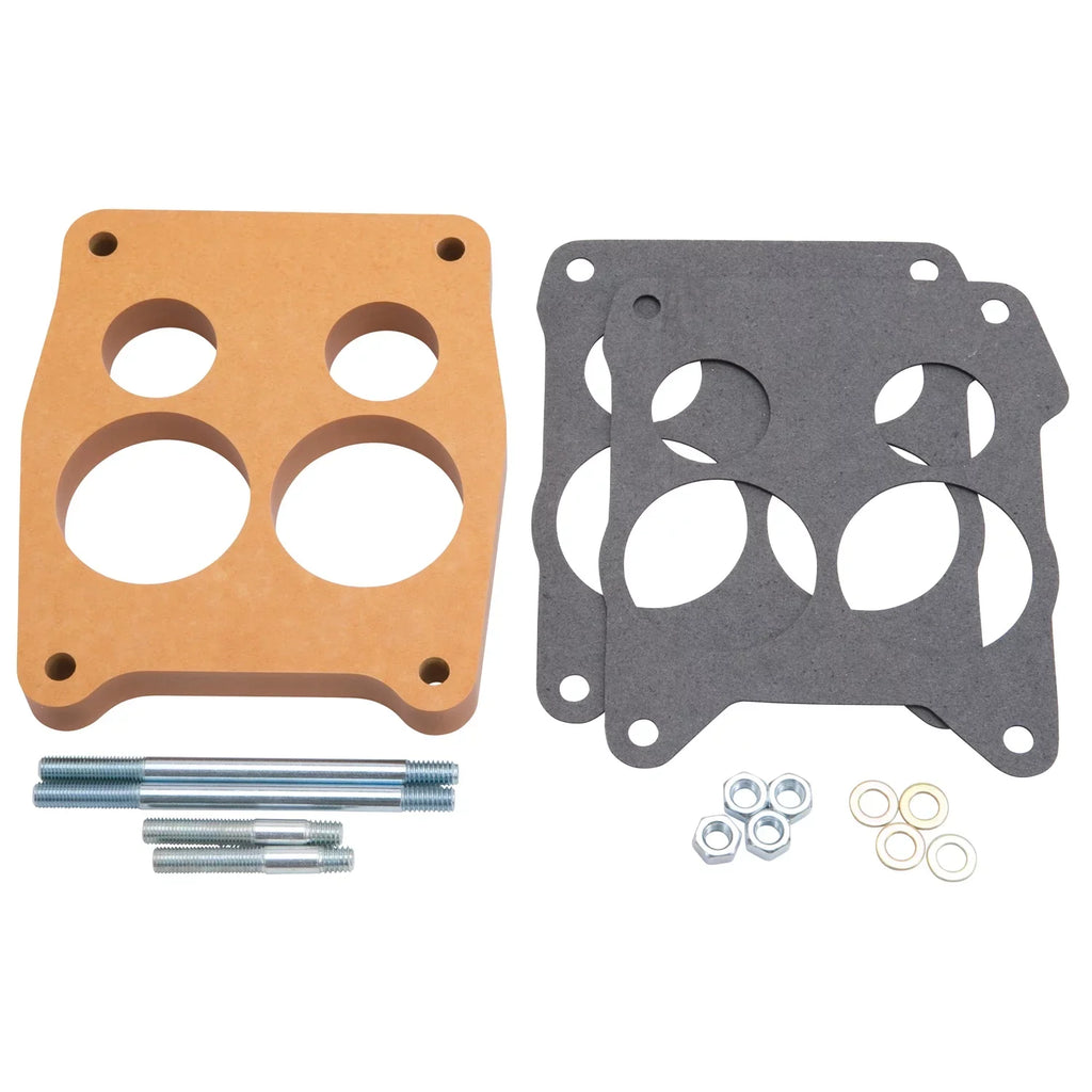 Edelbrock 8724 Edelbrock Holley Carburetor 1/2 in Open Wood Laminate Spacer
