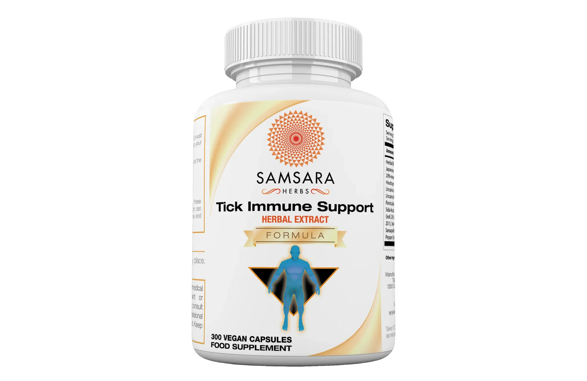 Samsara Herbs Tick Immune Support - The Original Herbal Formula (300 Capsules)