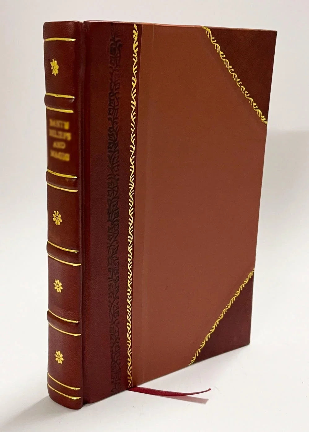 (1922) [Leather Bound]. Knitting Calculations : a Cross-Indexed Text Book of Practical Problems in Flat and Rib Knitting on the Interrelation of Yarn Number ; Diameter ; Needles Per Inch; Stitches ..