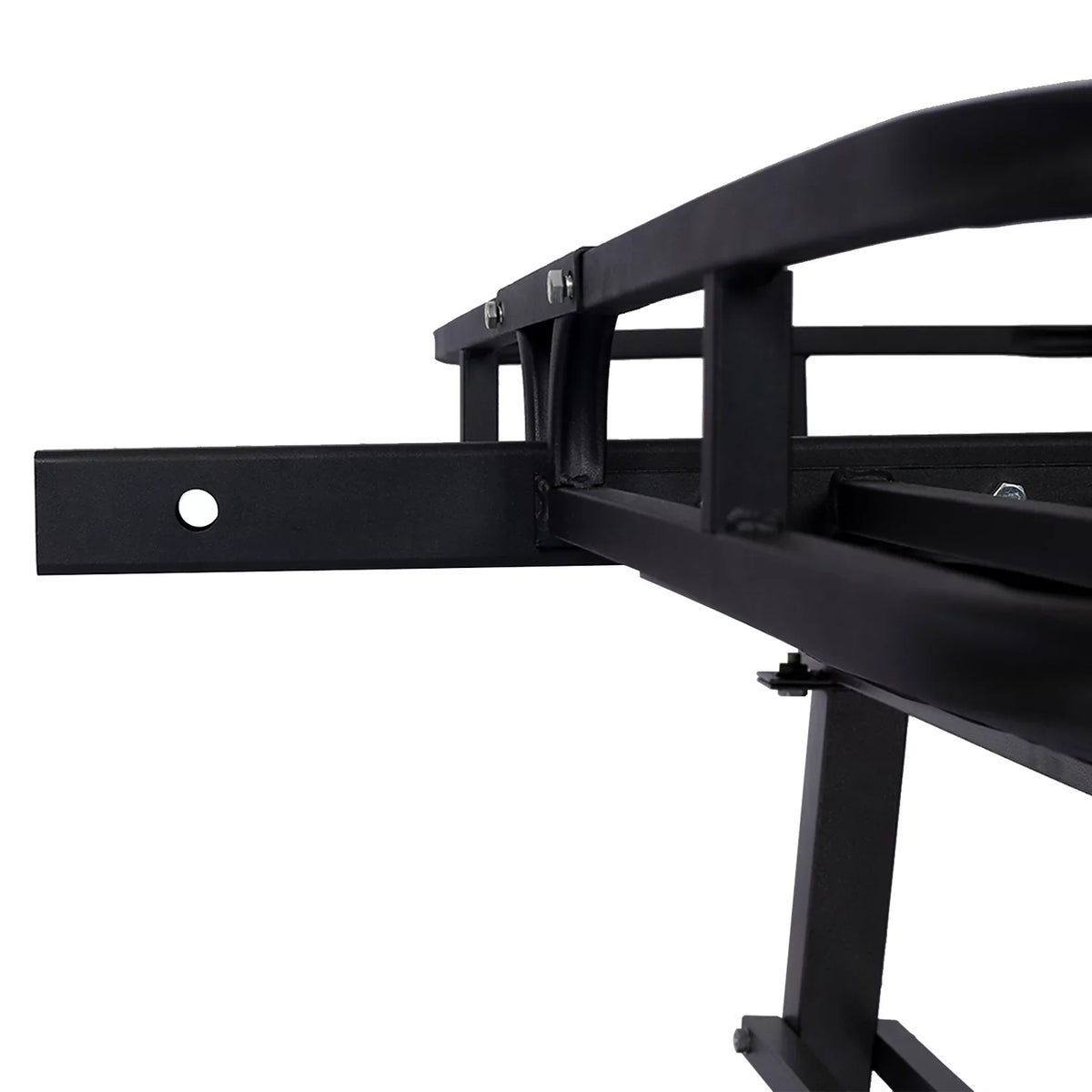 Hitch Mount Cargo Carrier, Rear Steel Cargo Rack Luggage Basket Rack with 2" Hitch Receiver for RV's, Trucks, SUV's, Vans, Cars - 500-lb Load Capacity, Black