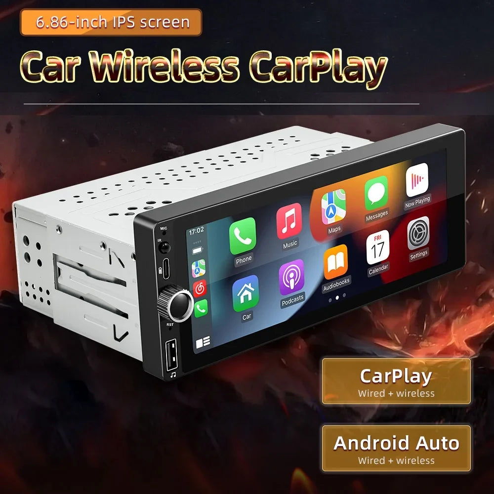Anself Car GPS Navigator with Android Auto Support and Rear Camera Stay Connected and Safe on Road