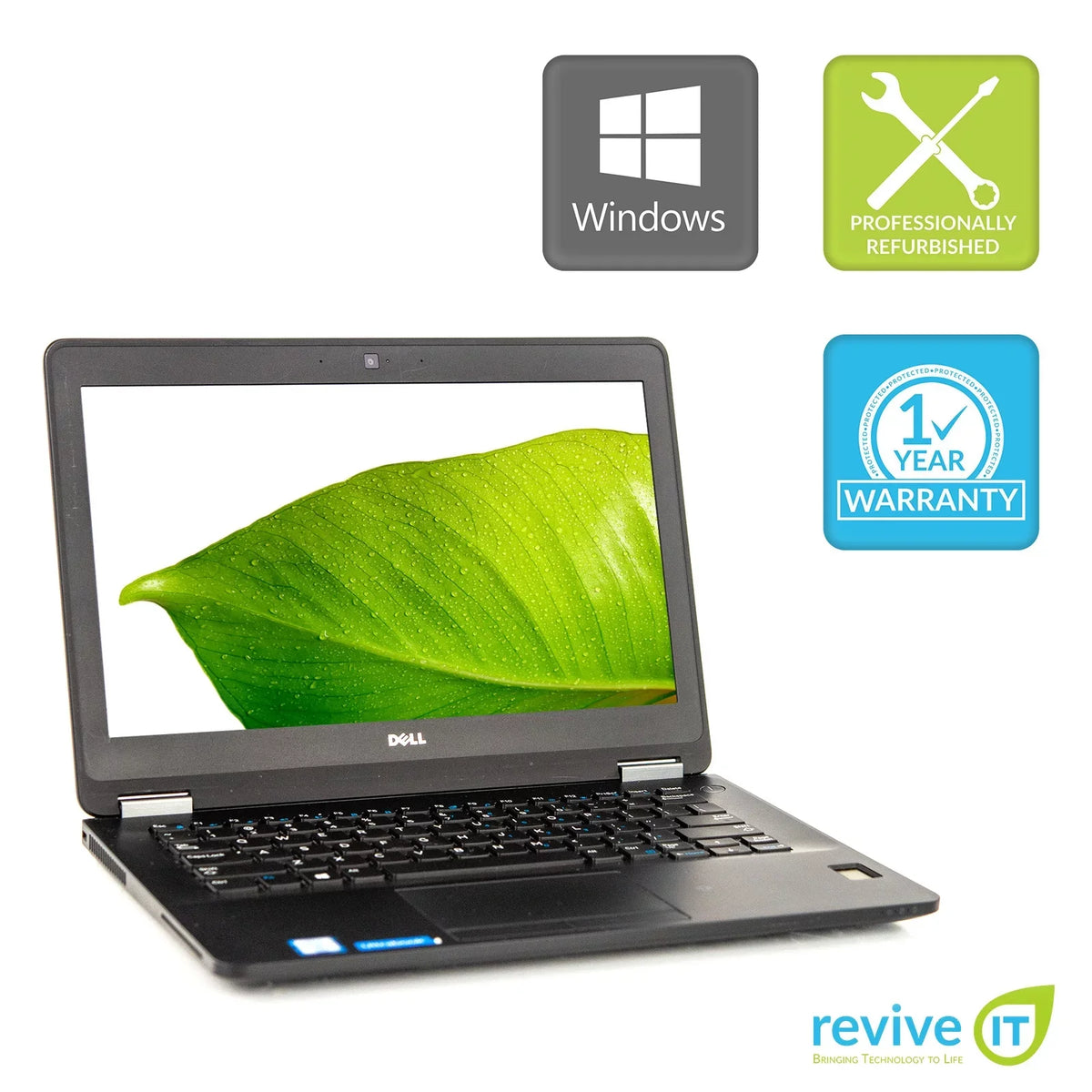 Used  Latitude E7270 12.5" Laptop Core i5 8GB 128GB SSD M.2 Integrated Graphics Win 10 Pro B v.WCA