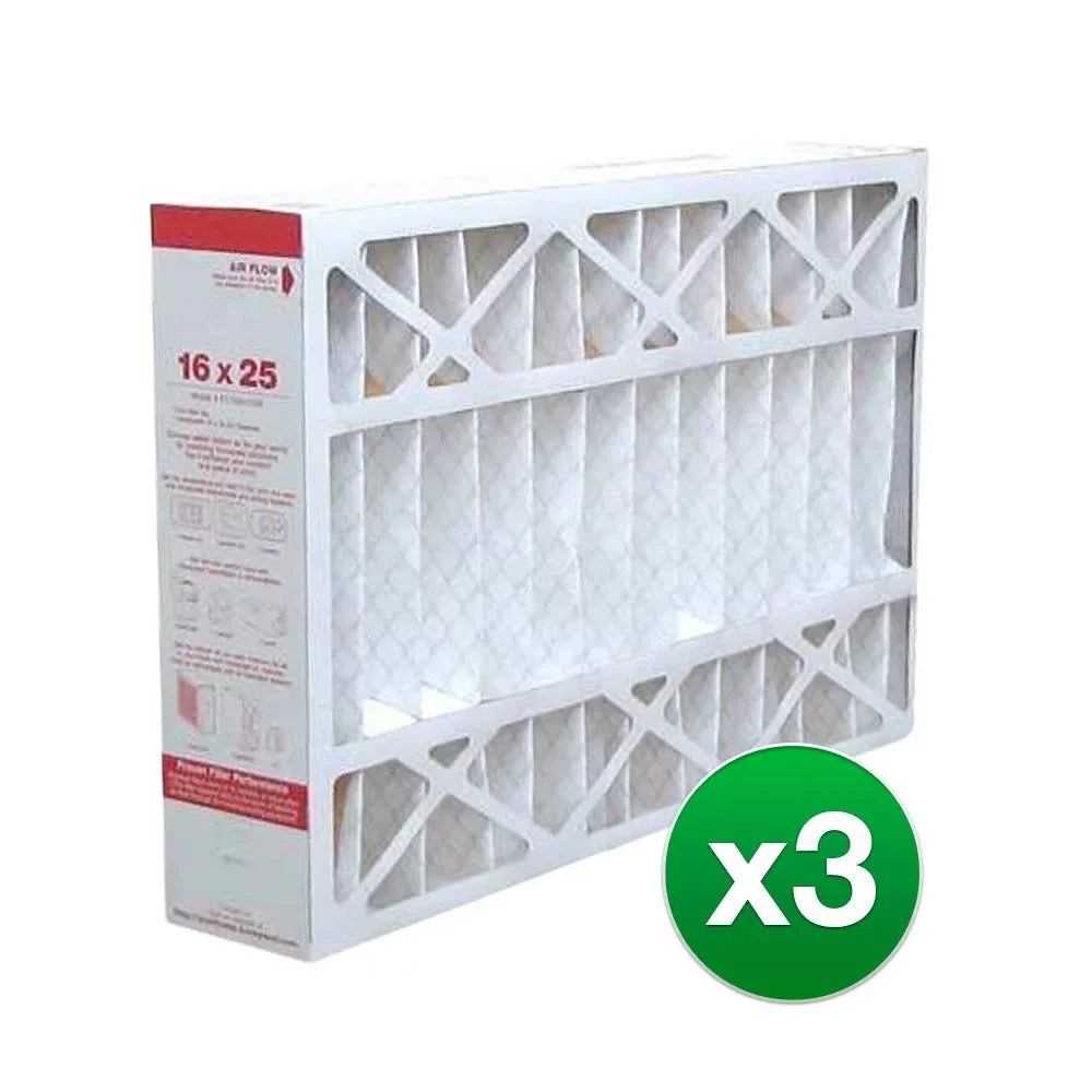Replacement for Honeywell F100F2002 HVAC 16x25x4 Air Filter MERV 11 (3 Pack)