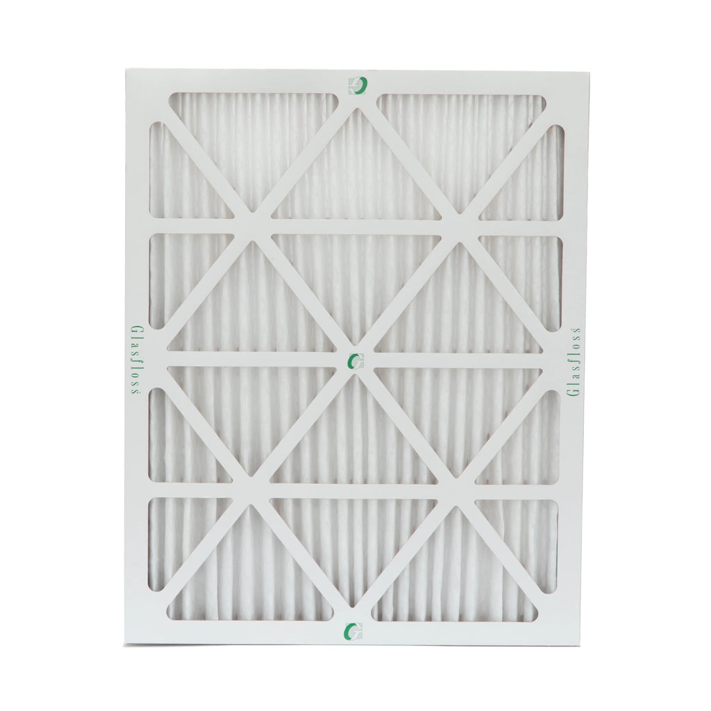 Actual Size: 19-1/2 x 24-1/2 x 1-3/4. Case of 12. Glasfloss ZL 20x25x2 MERV 10 Pleated 2" Inch AC Furnace Air Filters