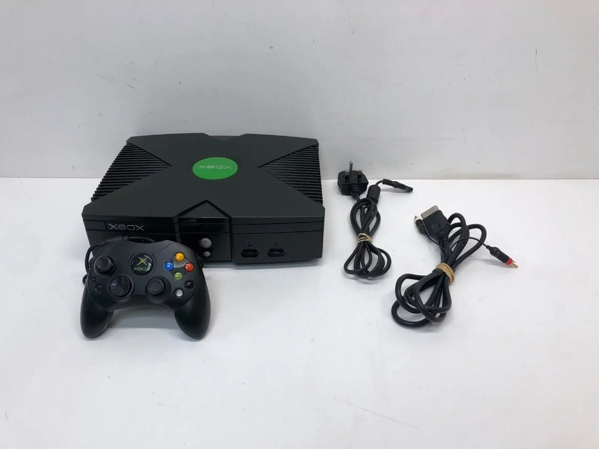 Pre-Owned  Original Xbox Console with Controller, Power Supply, and AV Cable,Black