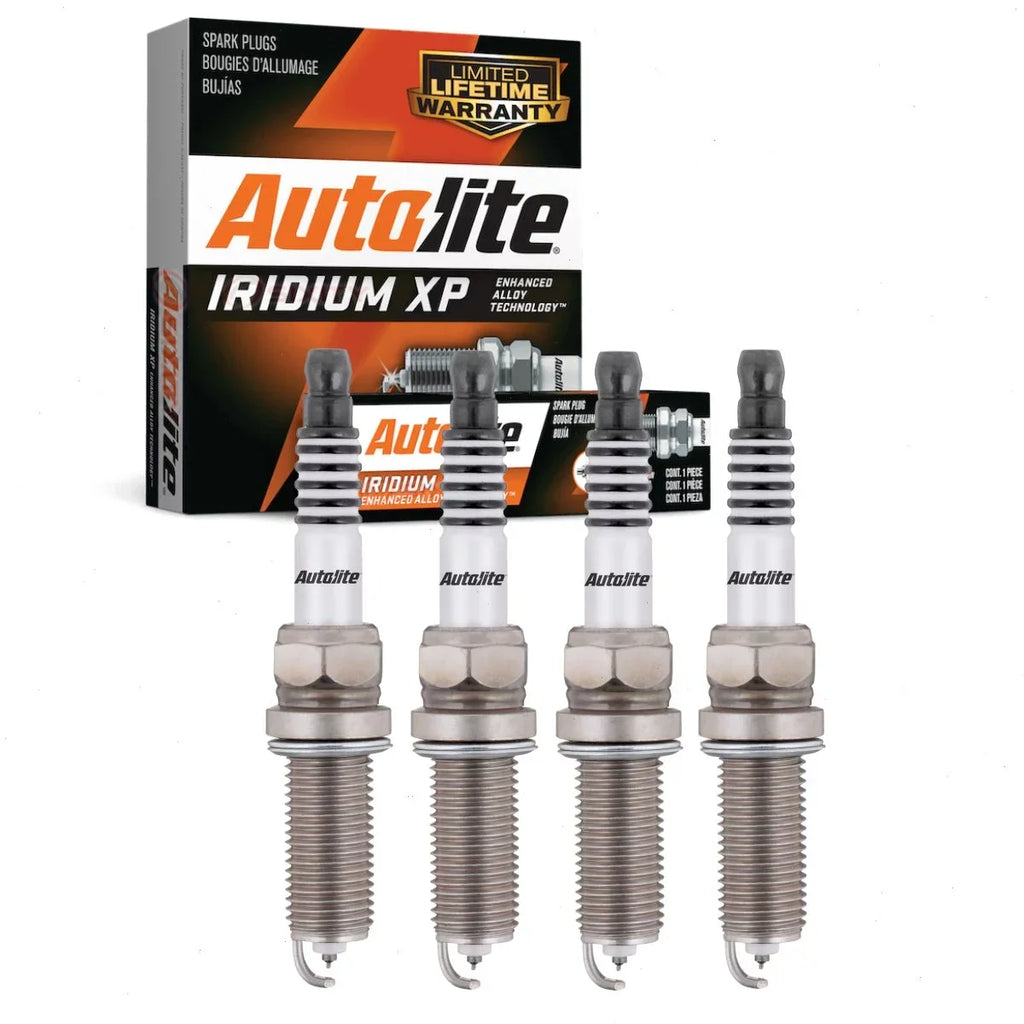 4 pc Autolite Iridium XP XP5684 Spark Plugs for Ignition Wire Secondary Fits select: 2019-2021  RAV4, 2018-2021  CAMRY