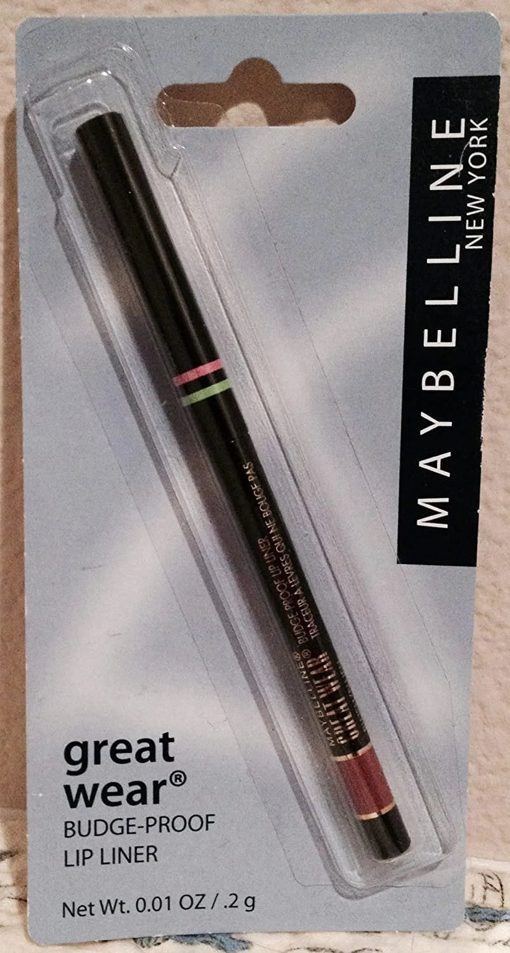 3 Pack Maybelline excellent Wear Budge Proof Lip Liner Brick - 1 Pencil.