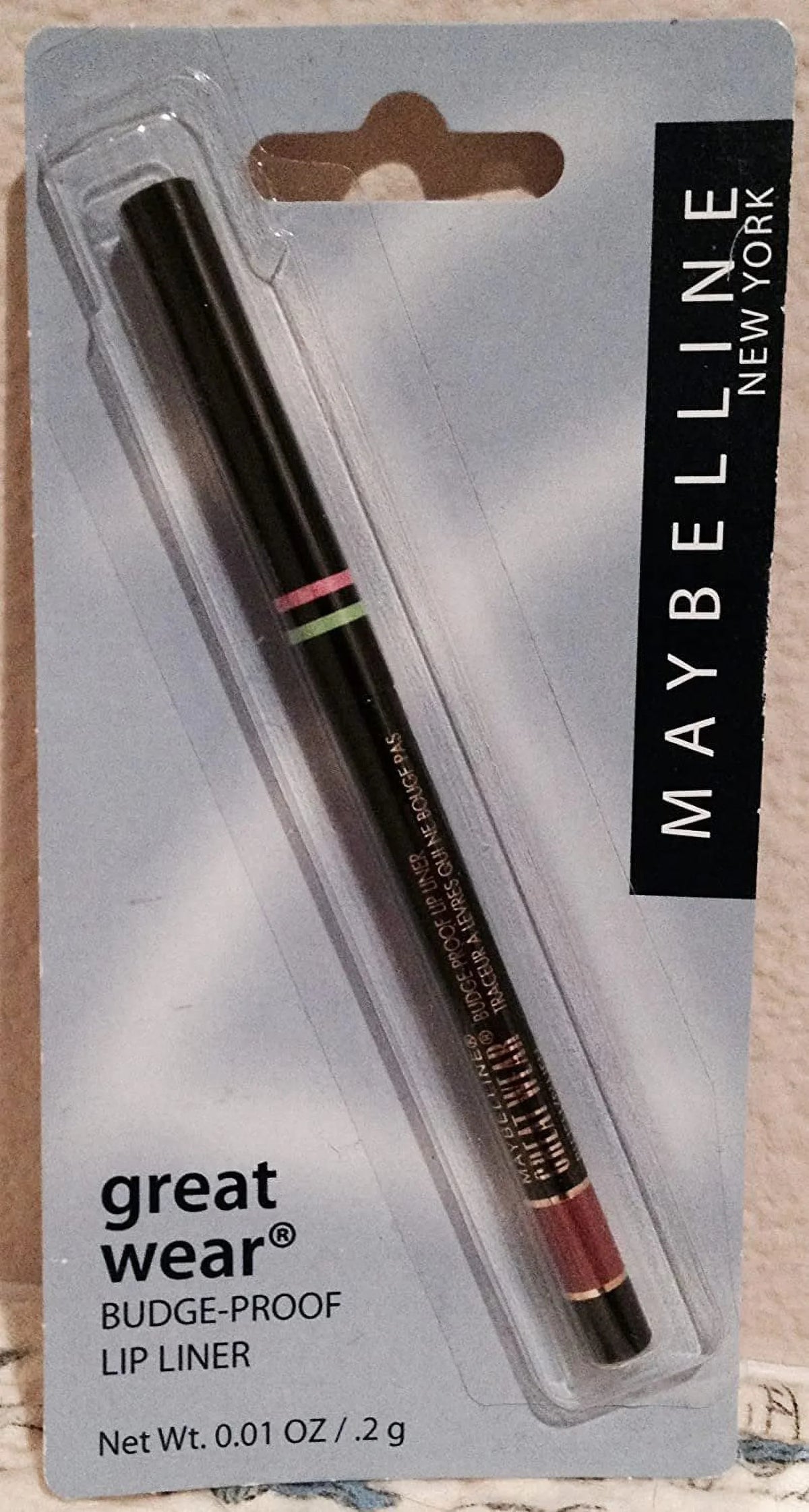 3 Pack Maybelline excellent Wear Budge Proof Lip Liner Brick - 1 Pencil.