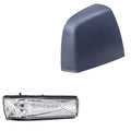 Brock Aftermarket Replacement Passenger Right Door Mirror protector Paint To Match Gray And Turn Signal Light Set suitable With 2015-2021 RAM Promaster City SLT/Tradesman SLT