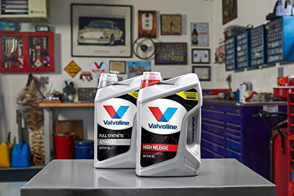 Valvoline Full Synthetic High Mileage Motor Oil, 10W-30 - EZ Pour Bottle, 5 Quart Jug, sold by each