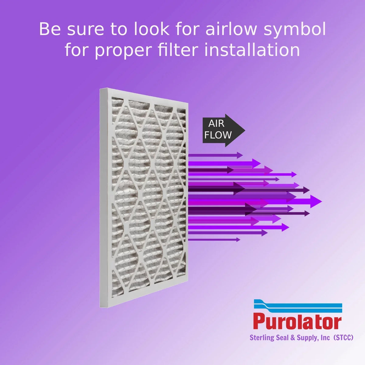 18x24x1, Purolator DMK80 Extended Surface Pleated Air Filter, Mechanical MERV 8, (6 Pack)