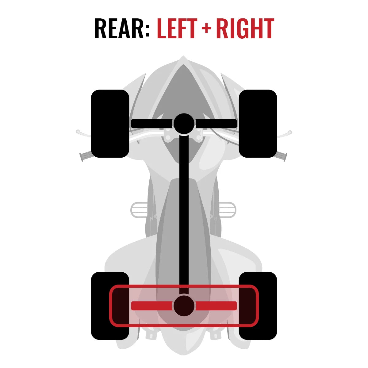 2 pc Sixity XT Rear Left Right Axles appropriate with Yamaha YFM700 Grizzly FI 4x4 Auto EPS SE 2014-2015
