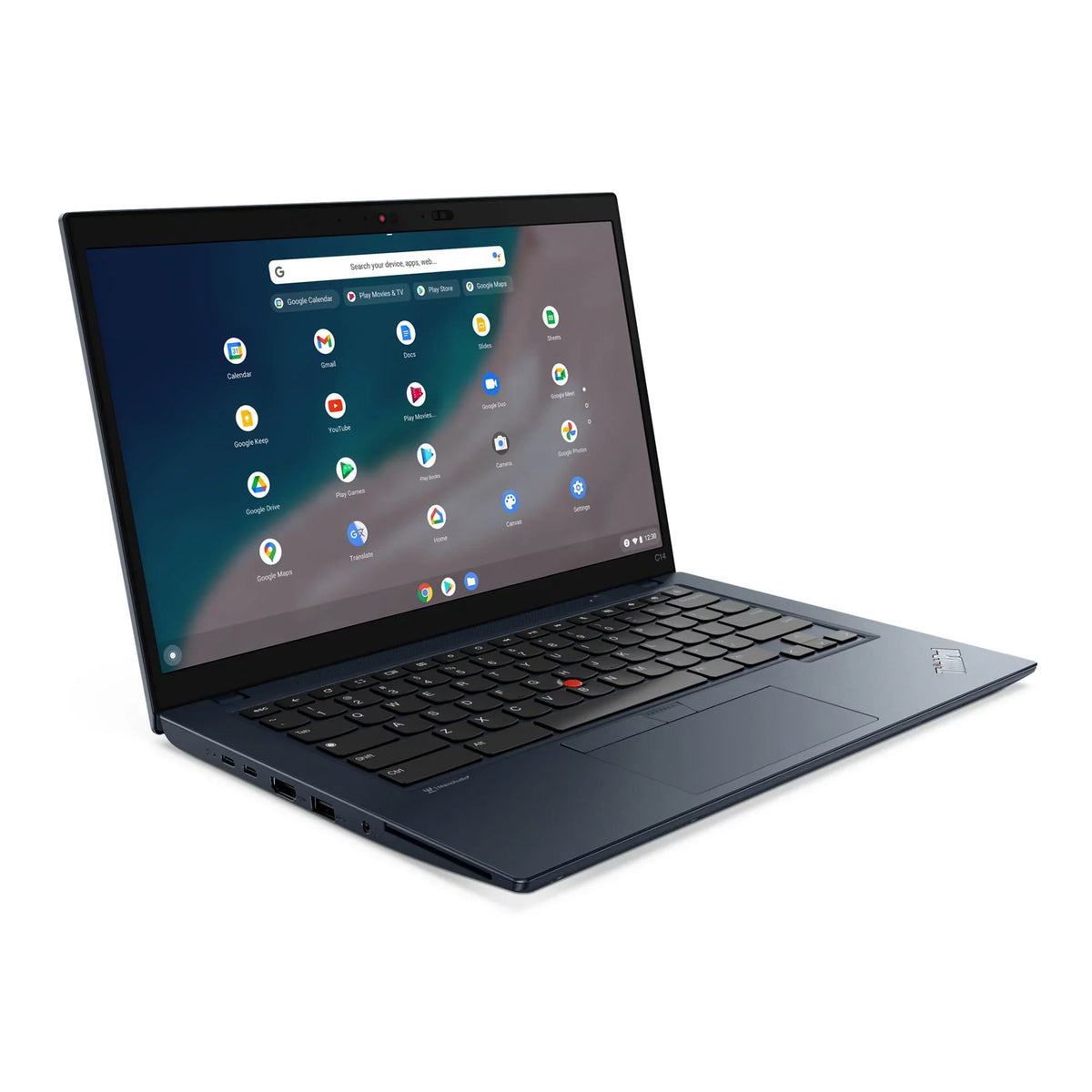 ThinkPad C14 Chromebook  Laptop, 14" FHD IPS, vPro®,  Iris Xe, 8GB, 256GB