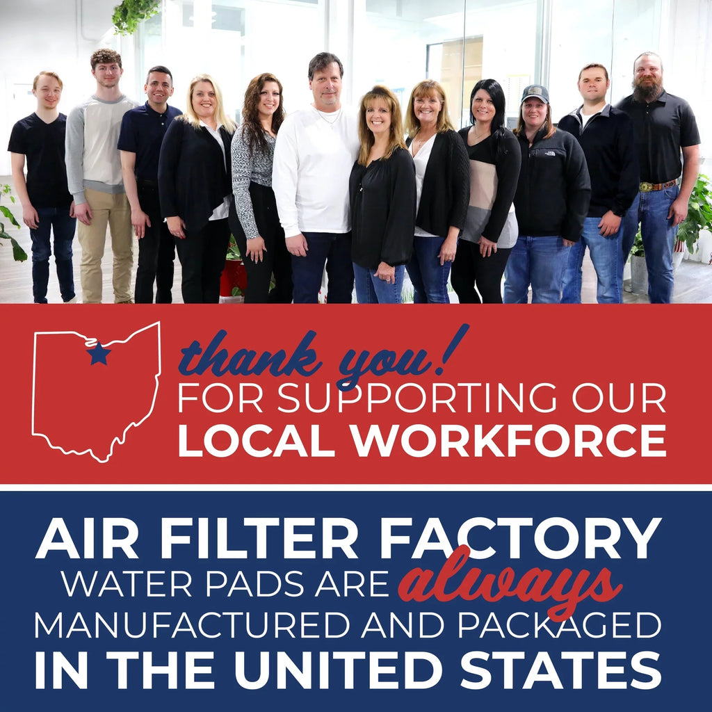 2-Pack appropriate with Lennox WB2-12, WB2-12A Humidifier Filter by Air Filter Factory