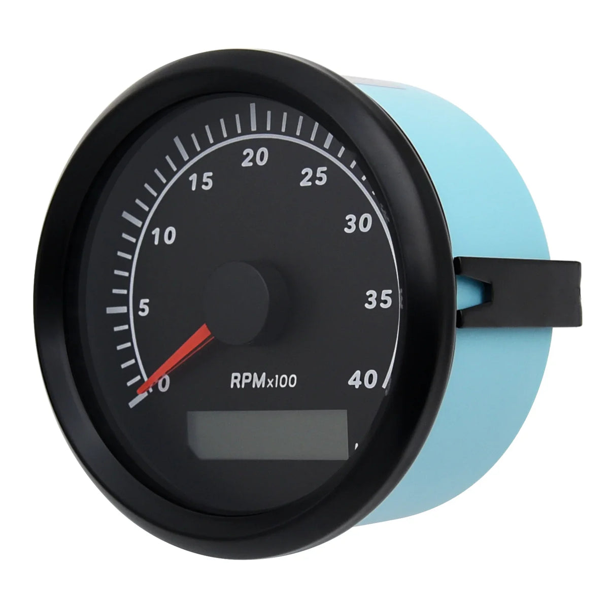 Geloo Marine Tachometer Hour Meter Waterproof Tachometer Gauge 0-4000RPM 85mm for Car craft Truck RV